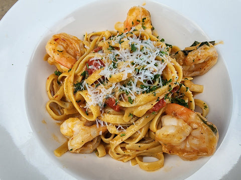 *163. Chipotle Shrimp Pasta