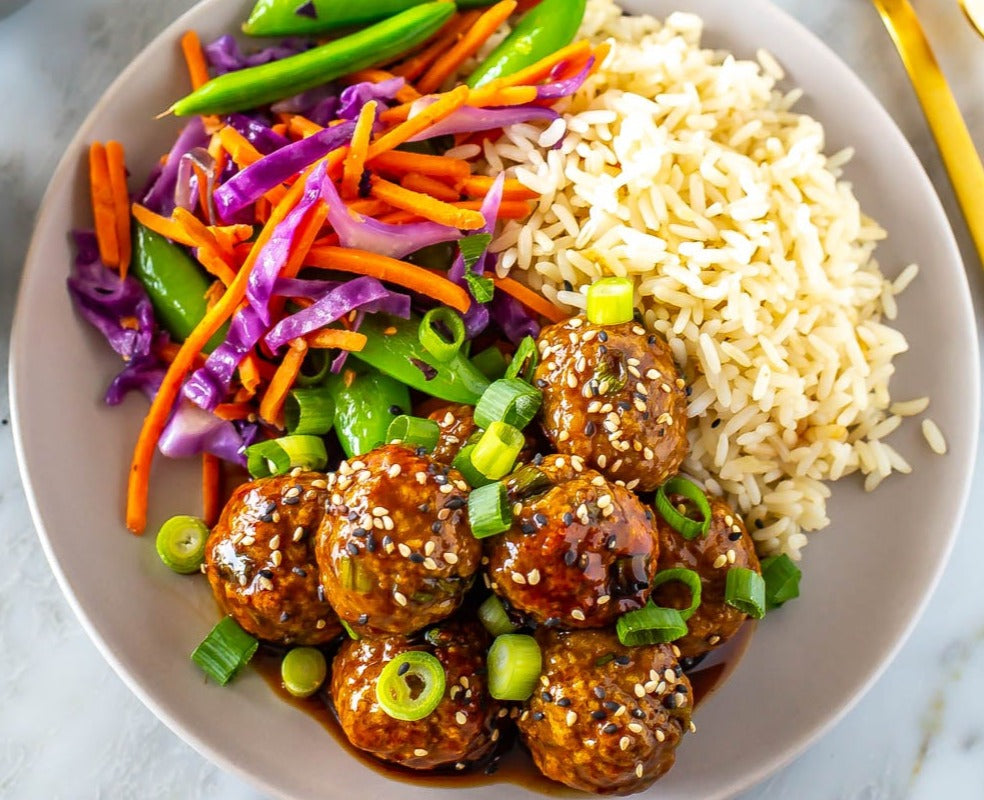 *196. Teriyaki Turkey Meatballs