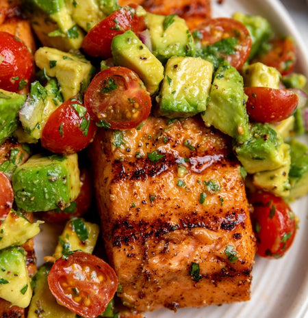 *381. Avocado Salsa Salmon