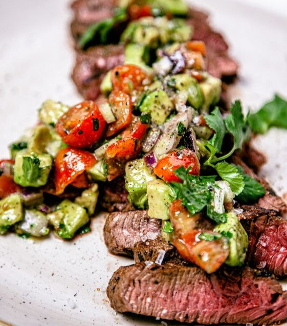 *324. Steak with Tomato Guac